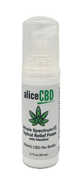 aliceCBD Whole Spectrum Topical Relief Foam