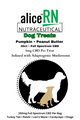 aliceRN Dog Treats 30ct 5m Full Spectrum CBD Infused with Adaptogenic Mushrooms